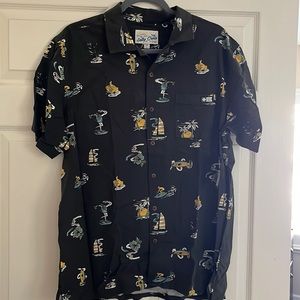 Salty Crew button down short sleeve shirt.